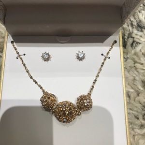 Charter Club Necklace and Stud earring set